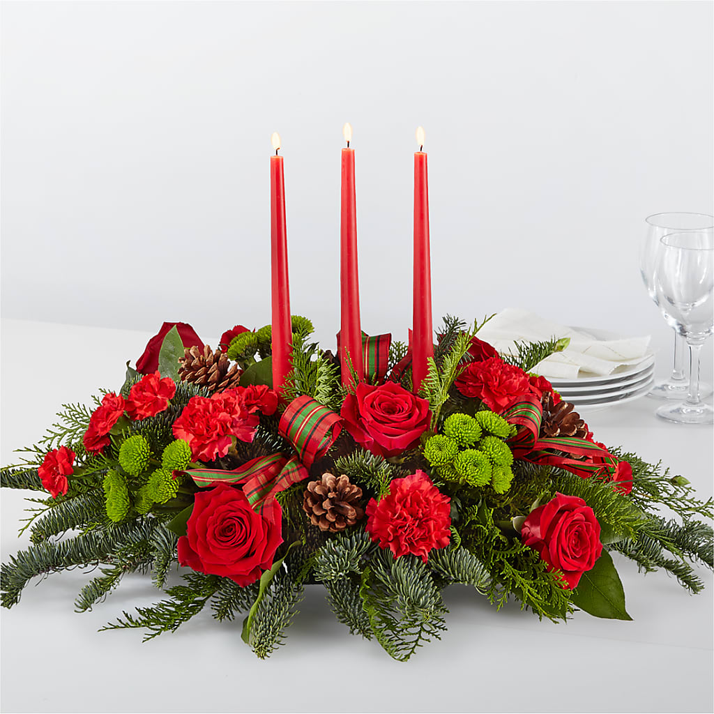 By the Candlelight Centerpiece – Citiflowers, Silver Spring MD