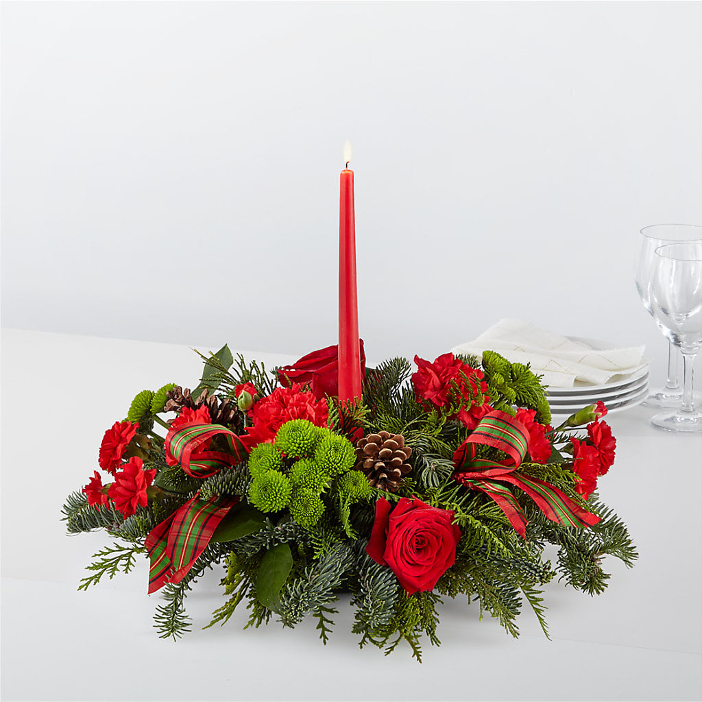 By the Candlelight Centerpiece – Citiflowers, Silver Spring MD
