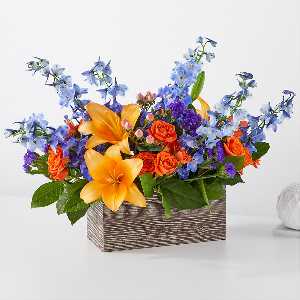 Radiant Citrus Box Bouquet – Citiflowers, Silver Spring MD