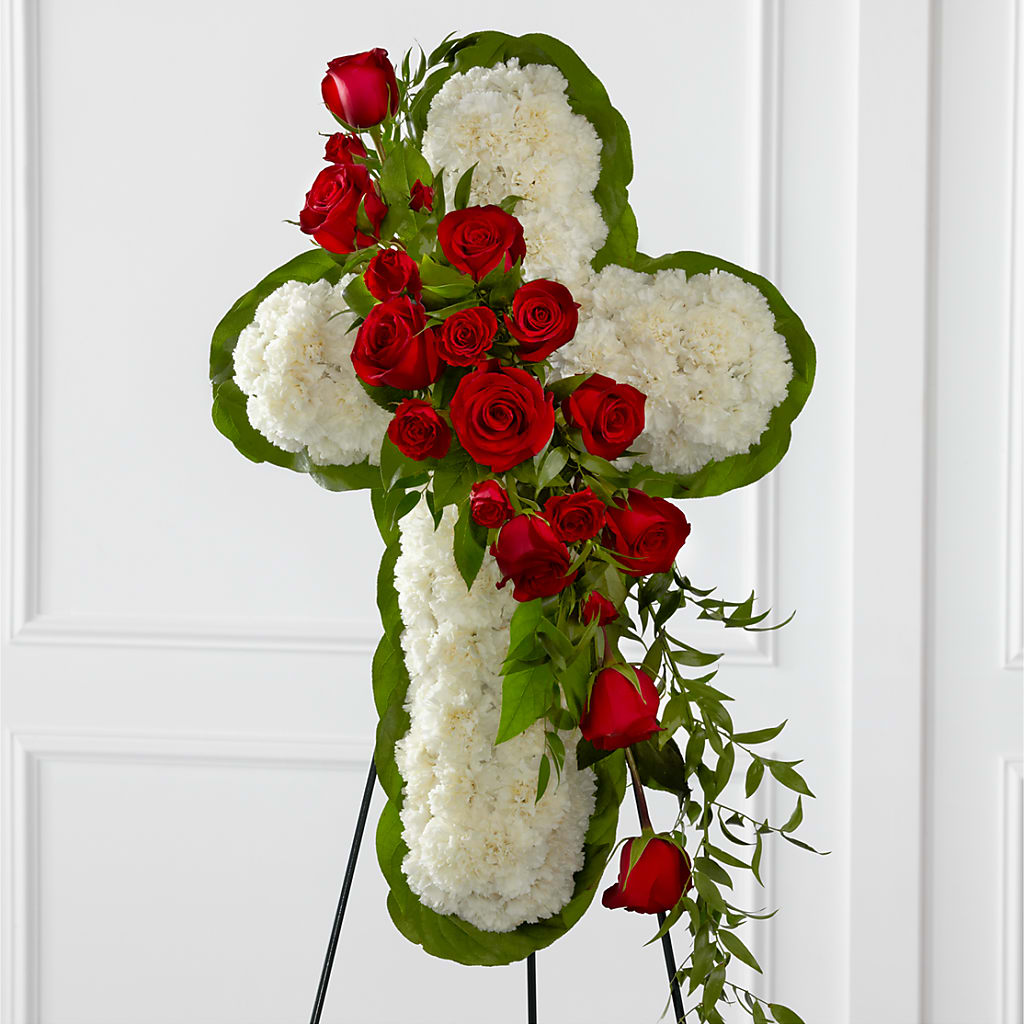 Floral Cross Easel – Citiflowers, Silver Spring MD