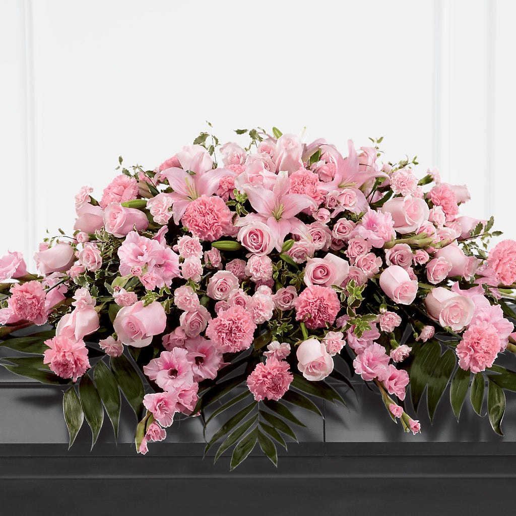 Garden of Comfort Casket Spray (Standard) – Citiflowers, Silver Spring MD