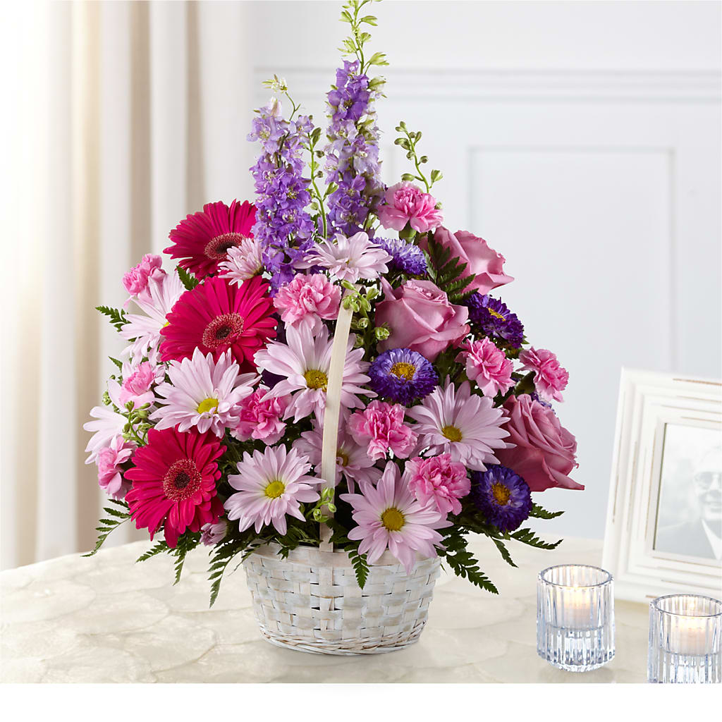 Pastel Peace Basket – Citiflowers, Silver Spring MD