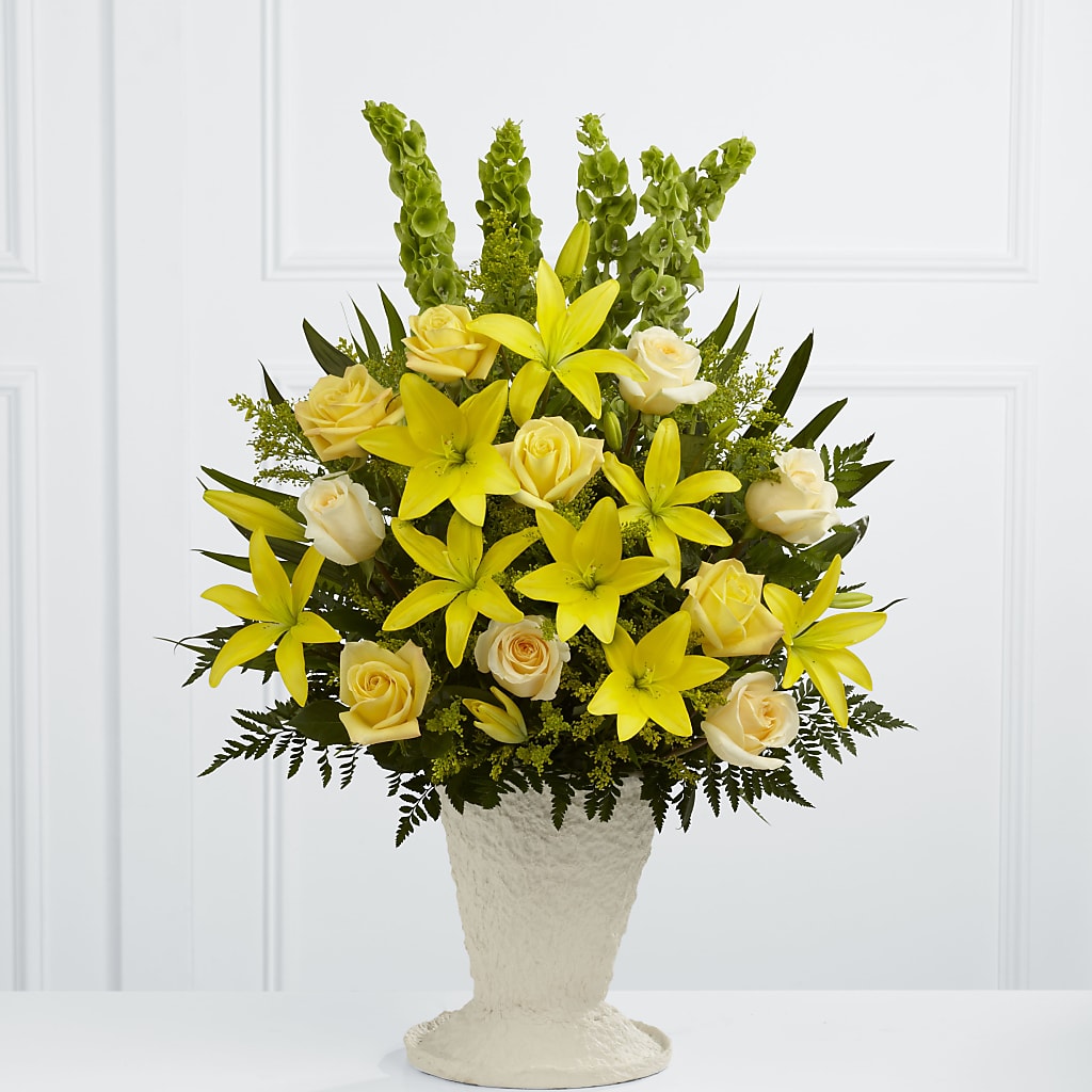 Golden Memories Arrangement – Citiflowers, Silver Spring MD