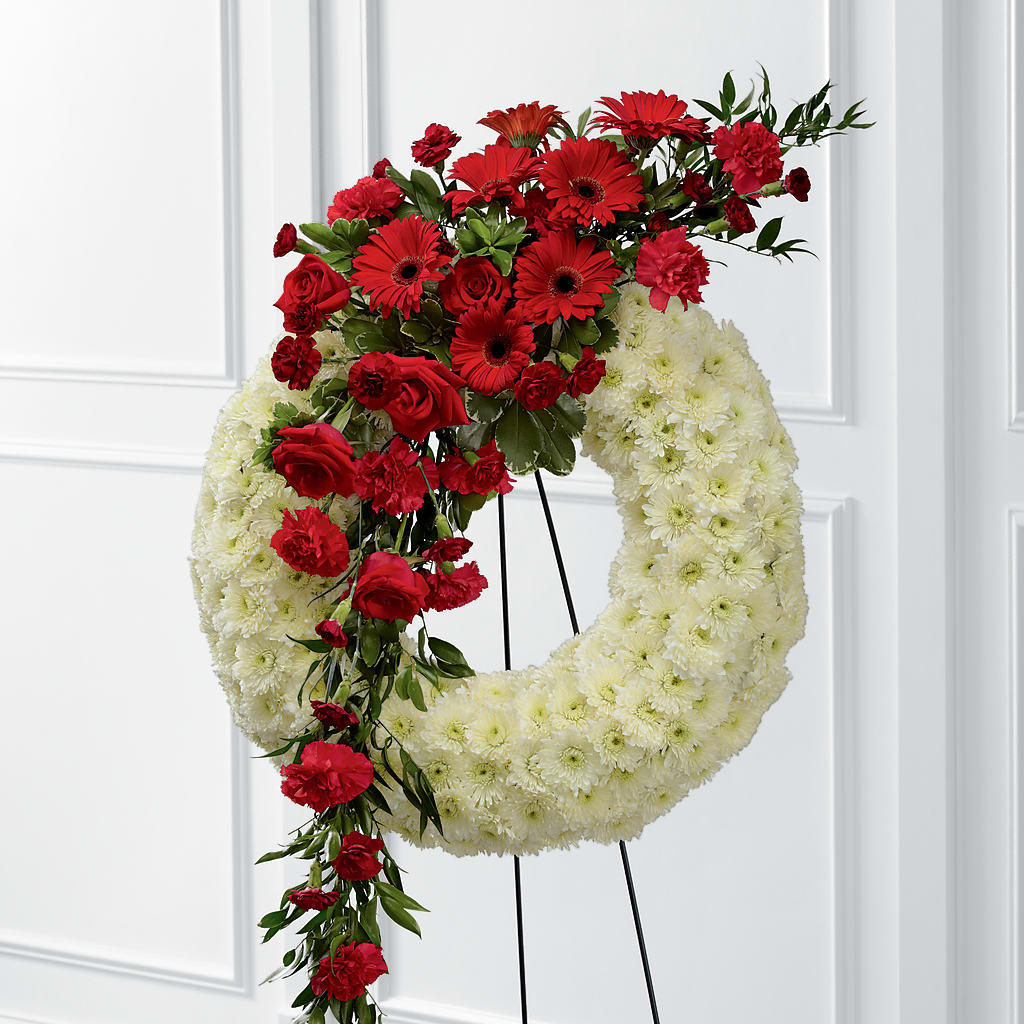 Graceful Tribute Wreath – Citiflowers, Silver Spring MD