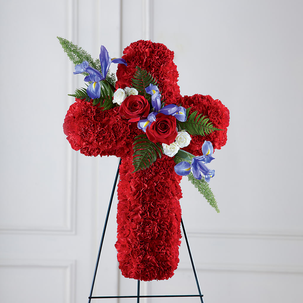Faithful Hero Floral Cross – Citiflowers, Silver Spring MD