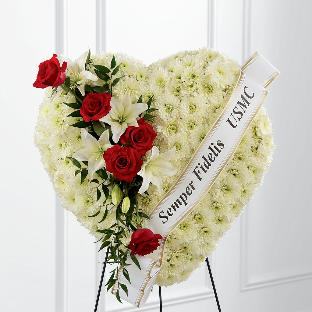 Heartfelt Hero Standing Heart – Citiflowers, Silver Spring MD