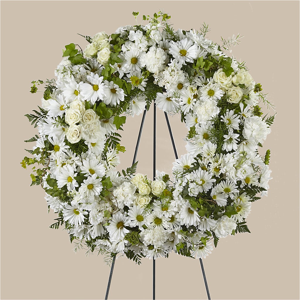 Faithful Wishes Wreath – Citiflowers, Silver Spring MD