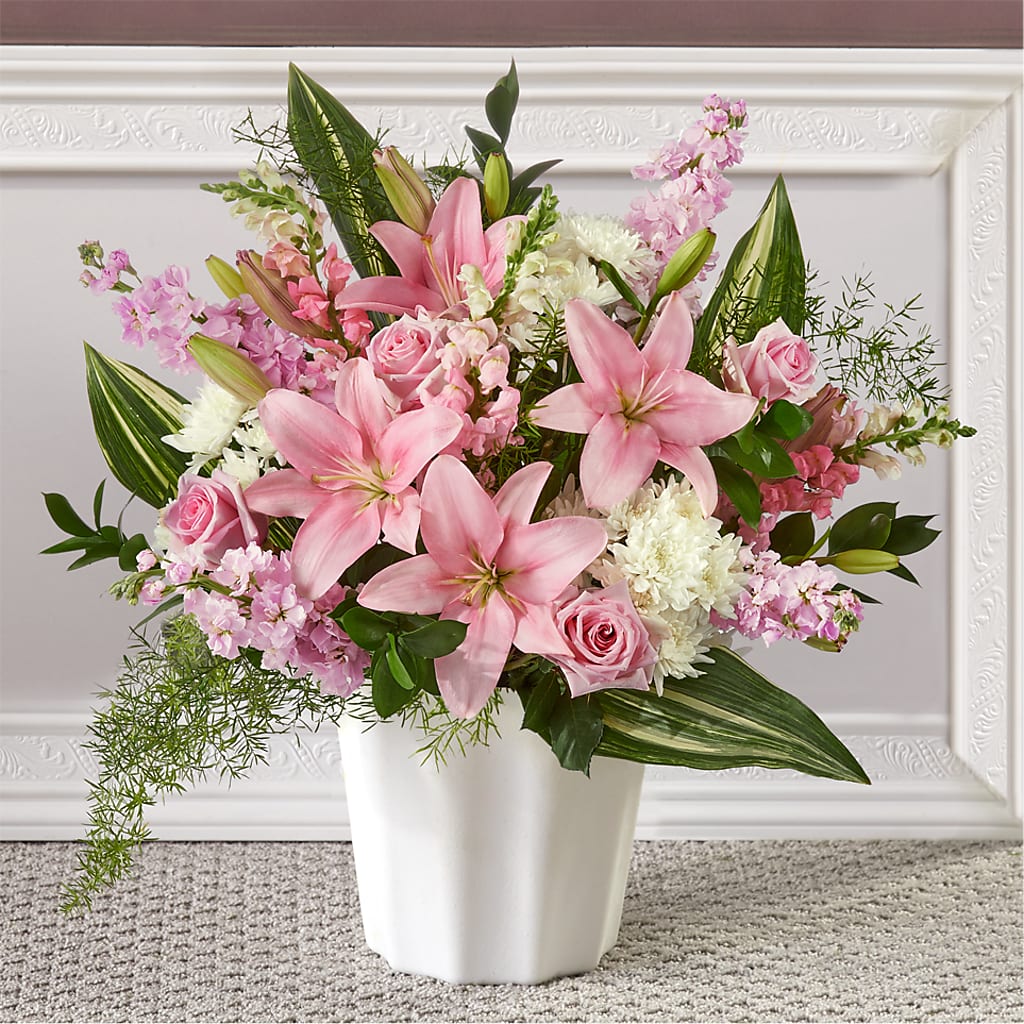 Simply Serene Floor Basket – Citiflowers, Silver Spring MD