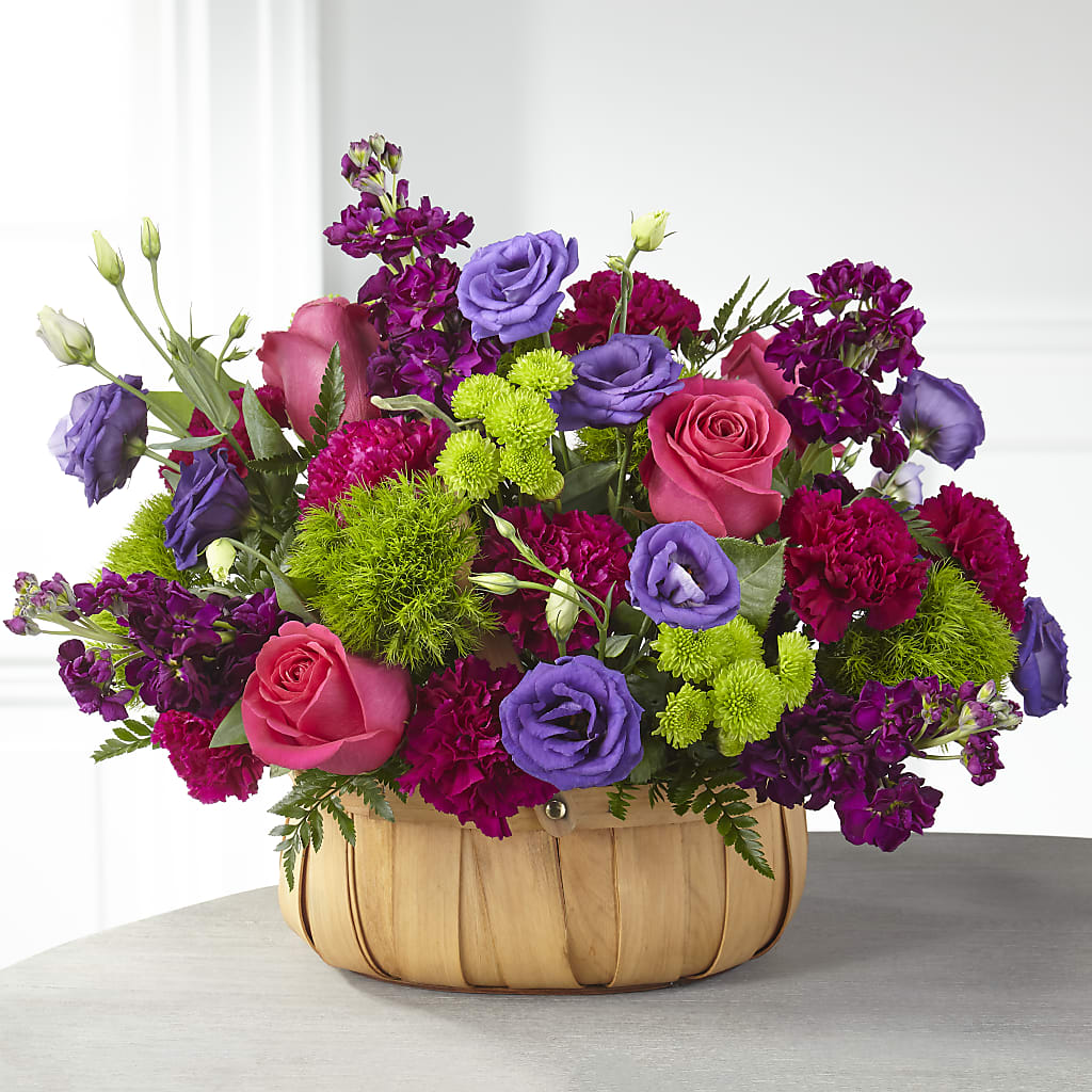 Serene Sanctuary Basket – Citiflowers, Silver Spring MD