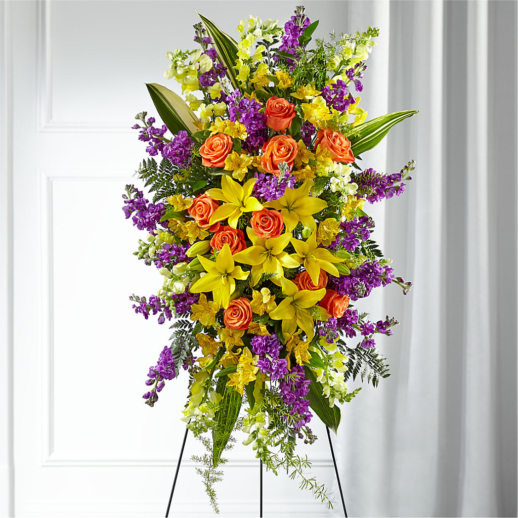 Thoughtful Prayers Standing Spray – Citiflowers, Silver Spring MD