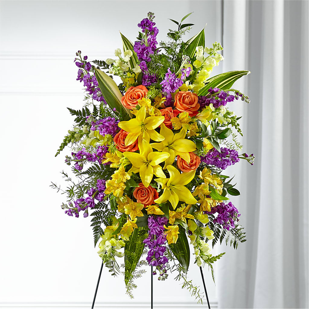 Thoughtful Prayers Standing Spray – Citiflowers, Silver Spring MD