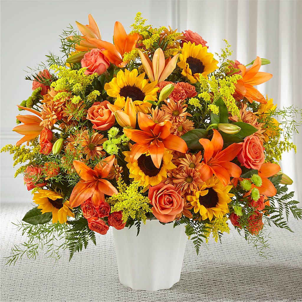 Harvest Thoughts Floor Basket – Citiflowers, Silver Spring MD