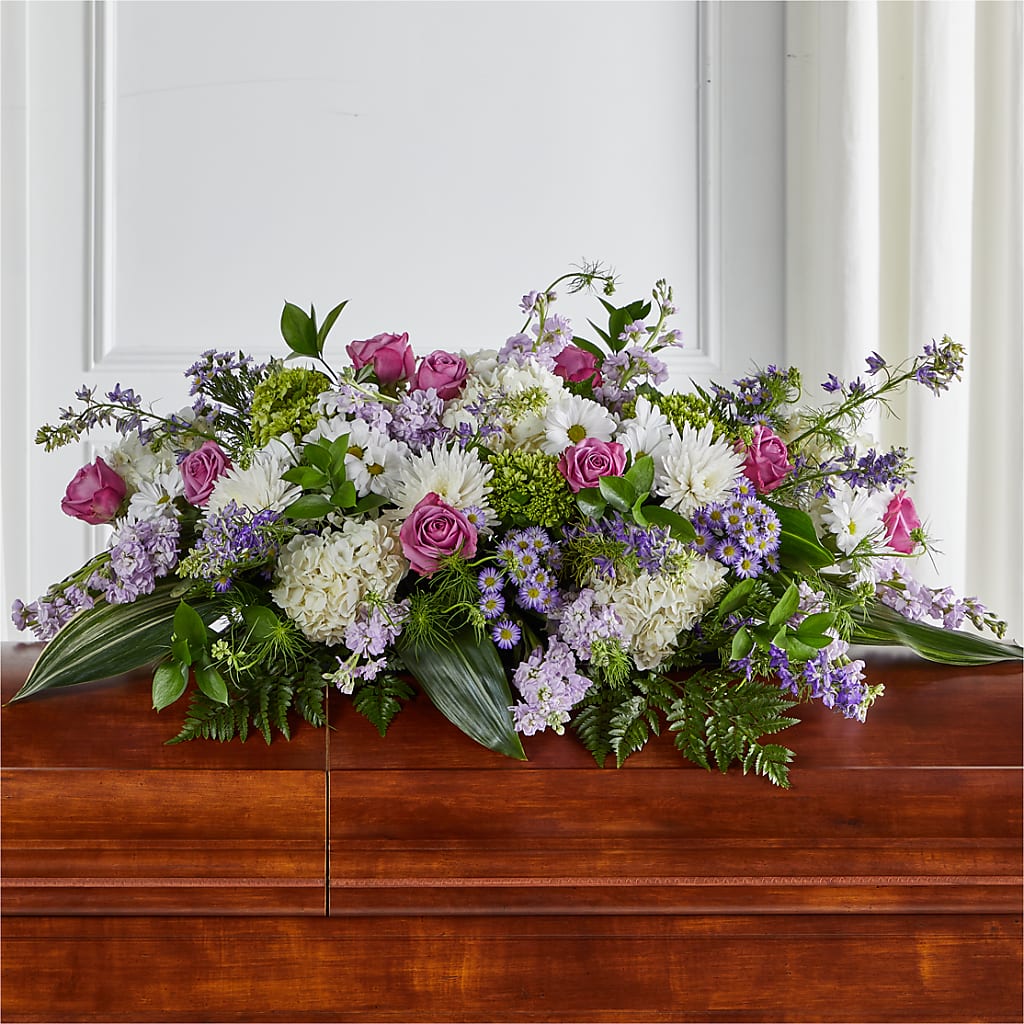 Meadows of Serenity Casket Spray – Citiflowers, Silver Spring MD