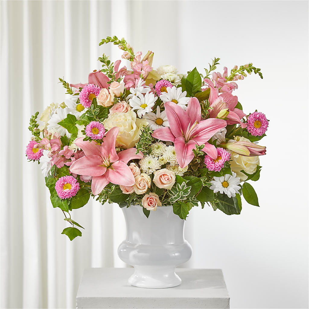 Empathetic Blooms Urn Arrangement – Citiflowers, Silver Spring MD