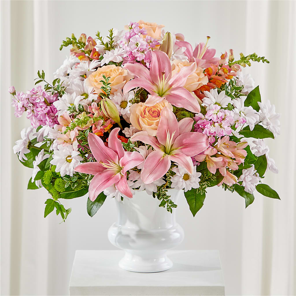 Heartfelt Gesture Urn Arrangement – Citiflowers, Silver Spring MD