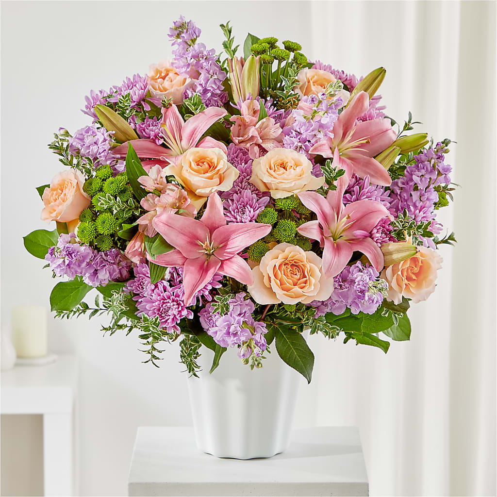 Supportive Embrace Tabletop Basket – Citiflowers, Silver Spring MD