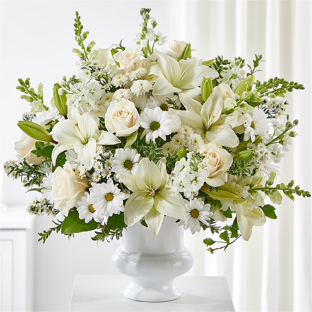 Uplifting Urn Arrangement – Citiflowers, Silver Spring MD