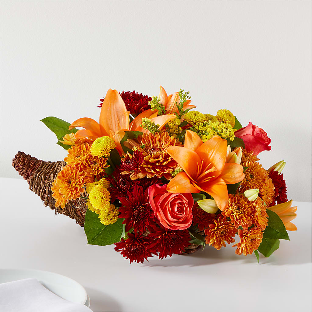 Bouquet of Blessings Cornucopia – Citiflowers, Silver Spring MD