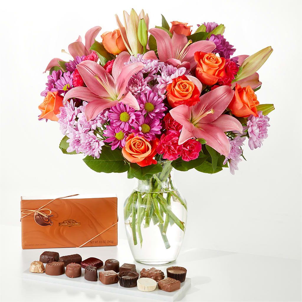 One and Only Bouquet and Chocolate Bundle – Citiflowers, Silver Spring MD