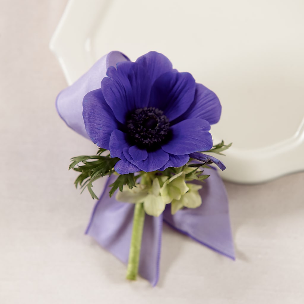 Purple Passion Boutonniere – Citiflowers, Silver Spring MD