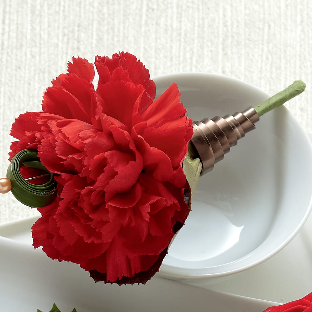 Red Carnation Boutonniere – Citiflowers, Silver Spring MD