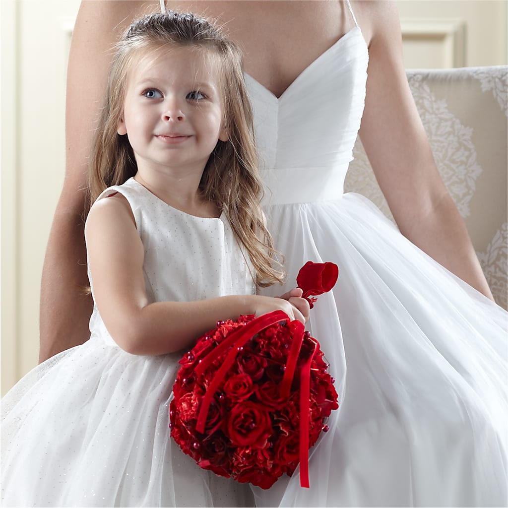 Pure at Heart Flower Girl Arrangement – Citiflowers, Silver Spring MD