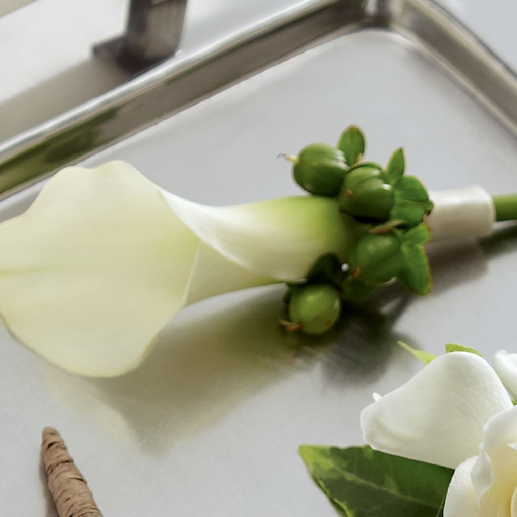 White Calla Boutonniere – Citiflowers, Silver Spring MD