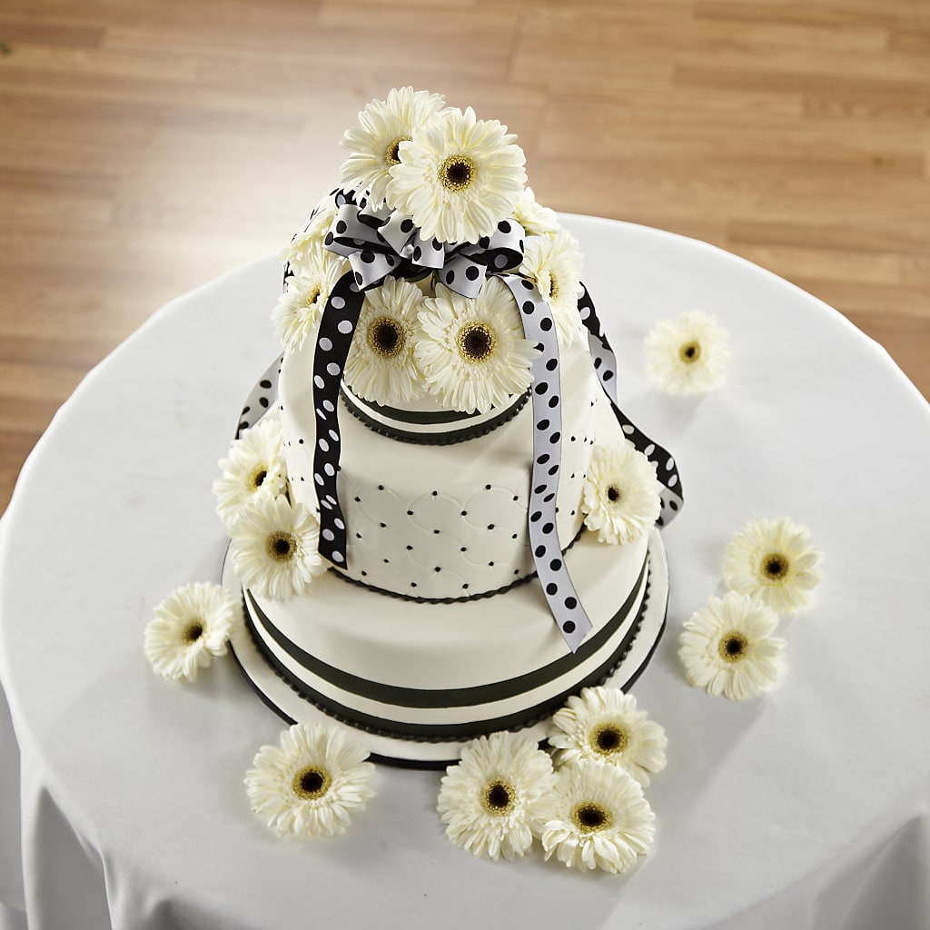 Simple Sophistication Cake Décor – Citiflowers, Silver Spring MD