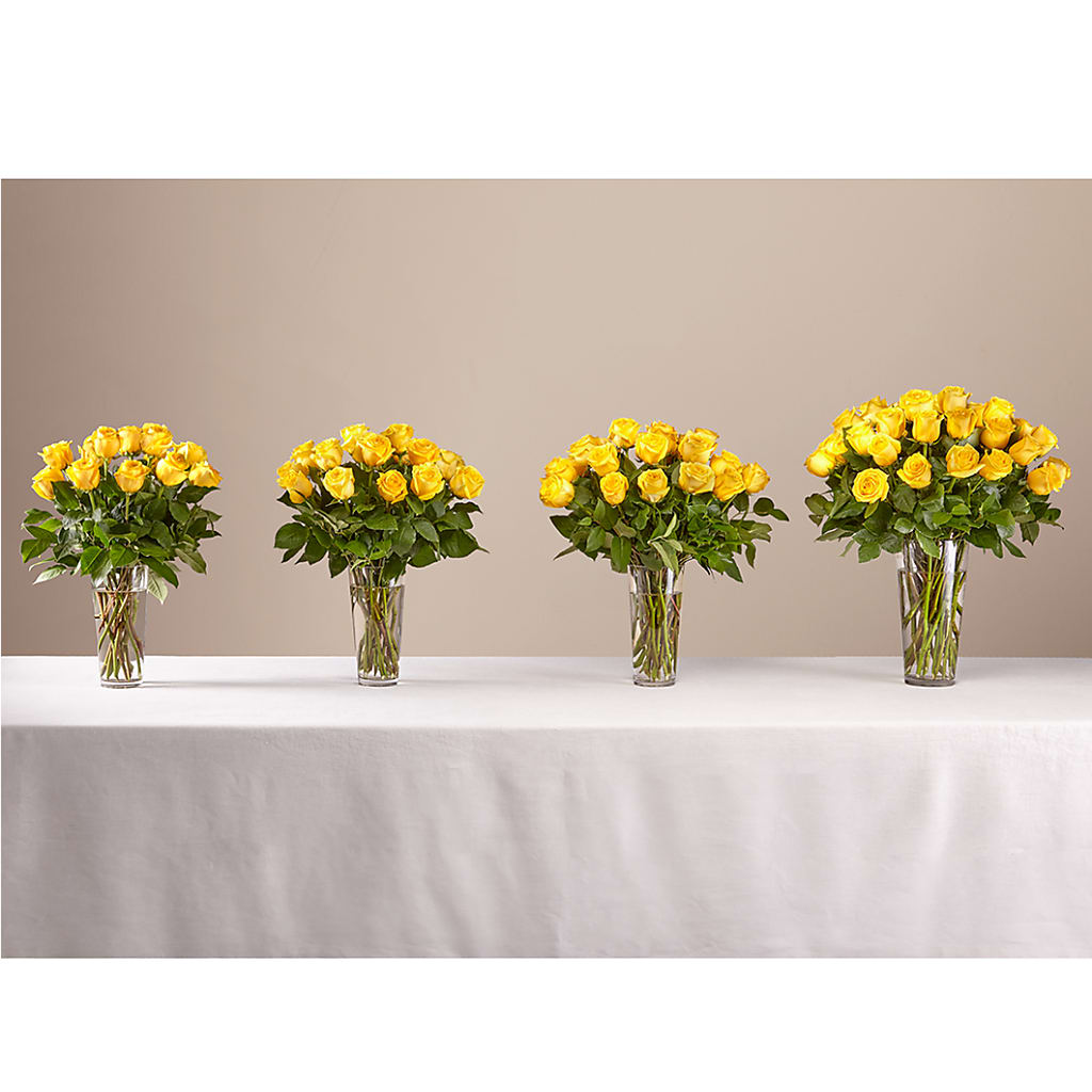 Long Stem Yellow Rose Bouquet –  Citiflowers, Silver Spring MD