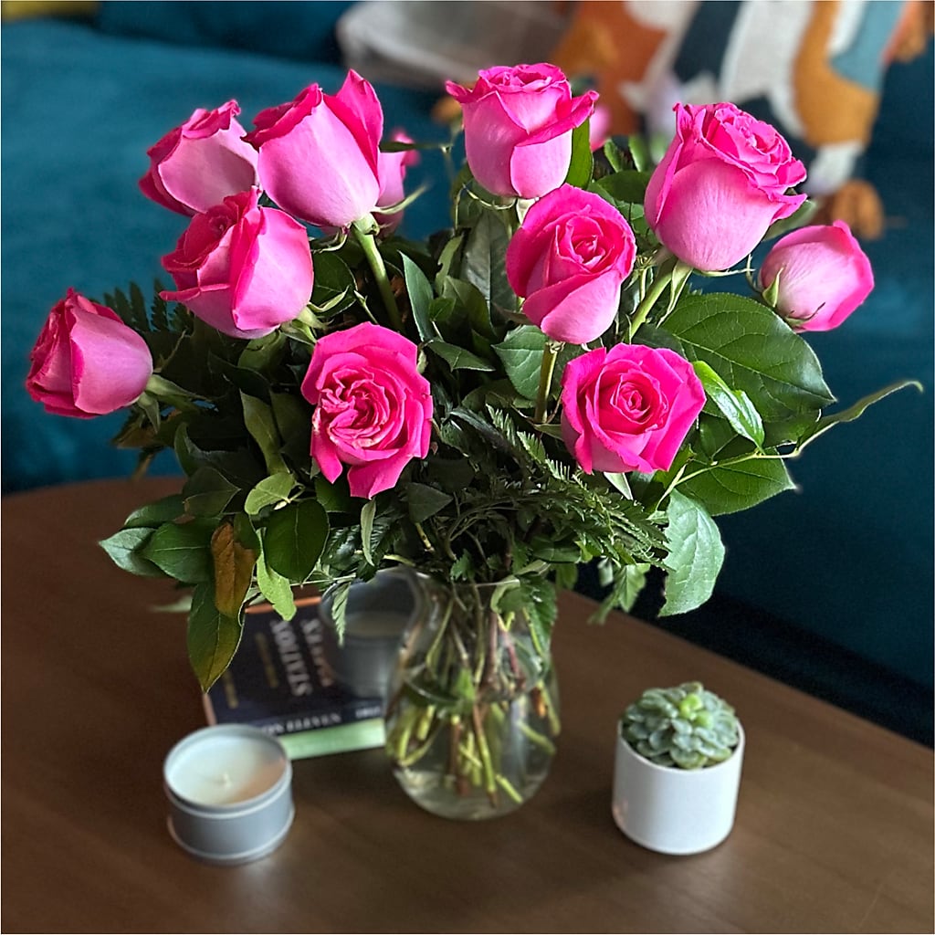 Long Stem Pink Rose Bouquet –  Citiflowers, Silver Spring MD