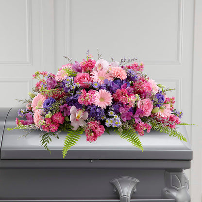 Glorious Garden Casket Spray –  Citiflowers, Silver Spring MD