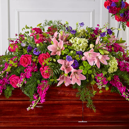 Radiant Tribute Casket Spray –  Citiflowers, Silver Spring MD