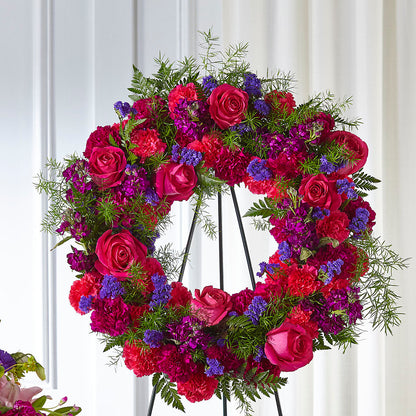 Calming Colors Wreath –  Citiflowers, Silver Spring MD