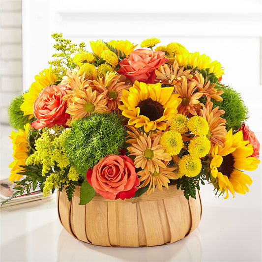 Harvest Sunflower Basket –  Citiflowers, Silver Spring MD