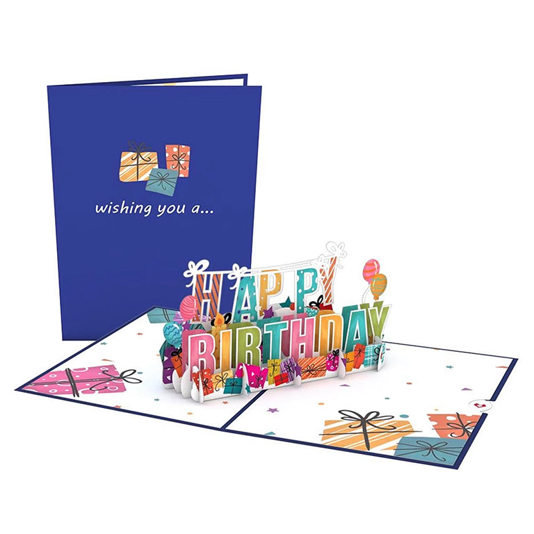 Happy Birthday Pop Up Greeting Card